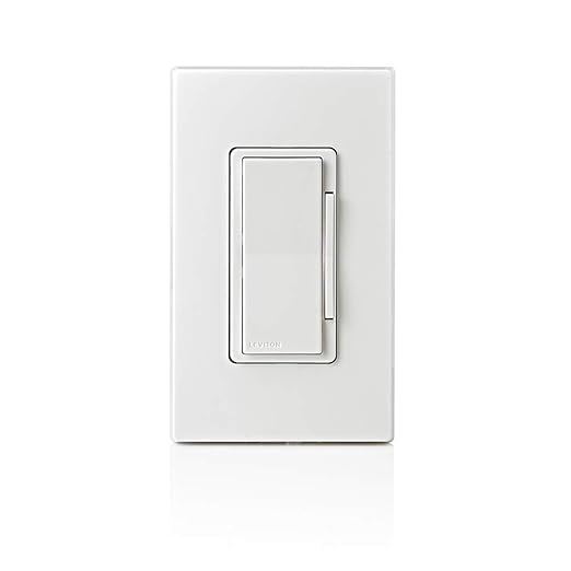 Leviton Decora Smart Dimmer Anywhere Companion, Add Wire-Free 3-Way/4-Way/5-Way On/Off/Dim/Bright Control to Decora Smart Wi-Fi 2nd Gen Dimmers, DAWDC-1RW, White