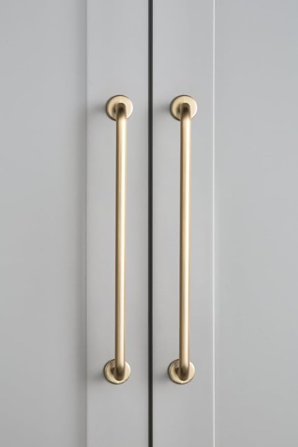 Goo-Ki 12.6"(320mm) c-c Champagne Bronze Cabinet Handle Drawer Pulls Zinc Alloy Kitchen Hardware - 6 Pack Modern Bar Pull Handles for Cupboard Wardrobe,9338UBR-320