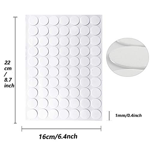 Clear Sticky Tack Adhesive Poster Tacky Putty Removable Round Putty Double-Sided Round No Traces Adhesive Sticke for Festival Decoration(770)