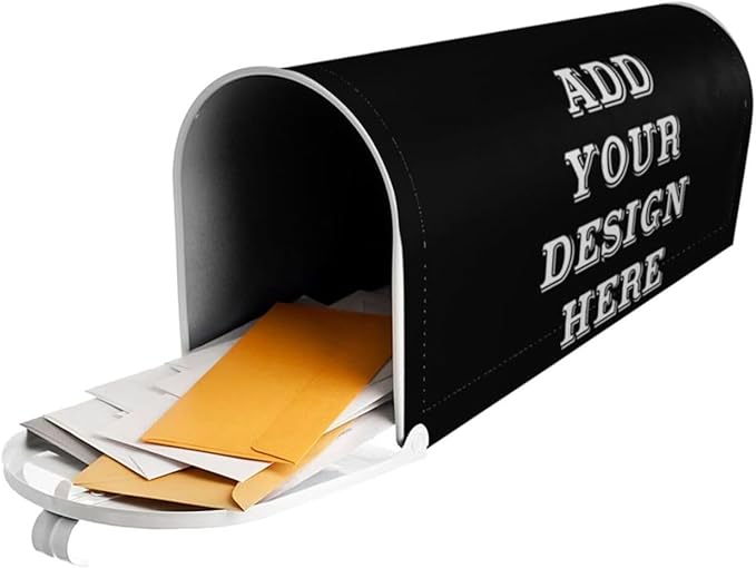 Personalized Mailbox Covers Custom Picture/Photo/Text Magnetic Standard Size Mailbox Wraps Post Letter Box Cover for Garden Yard Outdoor Decorations-21