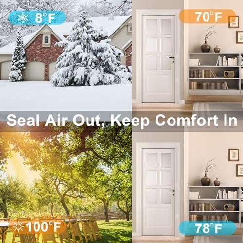 Strong Adhesive Weather Stripping, Window Foam Seal Strip with Single Sided Adhesive, Soundproof Weatherproof Weather Tape for Sliding Door Jamb, Lightproof, Dustproof(1/4 In x 1/16 In x 66Ft)