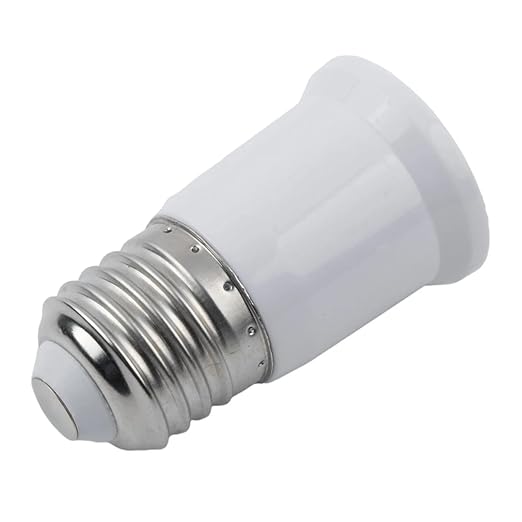 E26 to E26 Socket Extender, 3CM/1.2IN Socket Extension, Lamp Bulb Socket Extension, Lamp Holder Adapter165℃ Heat-Resistant No Fire Hazard, Standard Light Bulb Base Extensio (5)
