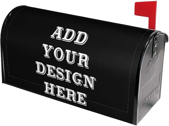 Personalized Mailbox Covers Custom Picture/Photo/Text Magnetic Standard Size Mailbox Wraps Post Letter Box Cover for Garden Yard Outdoor Decorations-21