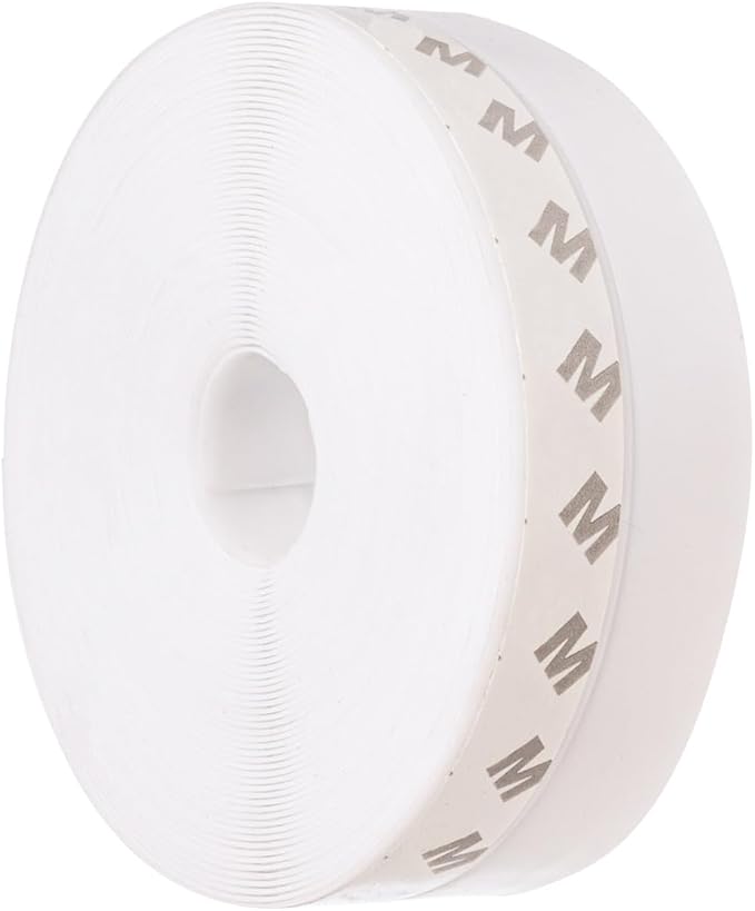 Weather Stripping Door Seal Strip for Gaps, Silicone Draft Stopper Adhesive Tape for Sliding Doors, Windows, Shower Glass, Soundproof Seal for Home Insulation, 32.8ft Roll White