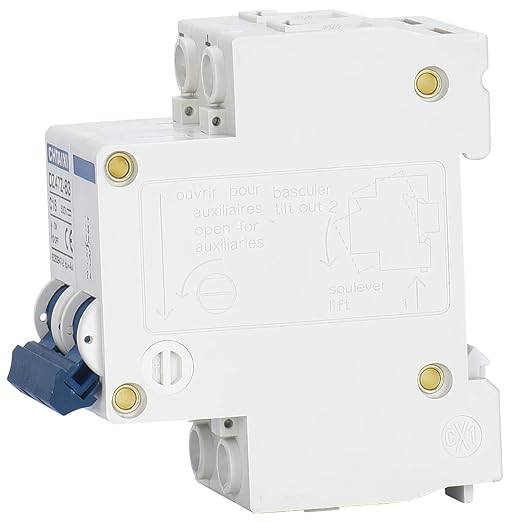 DC Miniature Circuit Breaker, 2 Pole 500V 40 Amp Isolator for Solar PV System, Thermal Magnetic Trip, DIN Rail Mount, Chtaixi DC Disconnect Switch C40