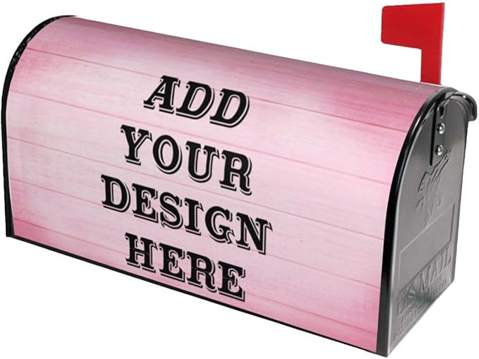 Personalized Mailbox Covers Custom Picture/Photo/Text Magnetic Standard Size Mailbox Wraps Post Letter Box Cover for Garden Yard Outdoor Decorations-19