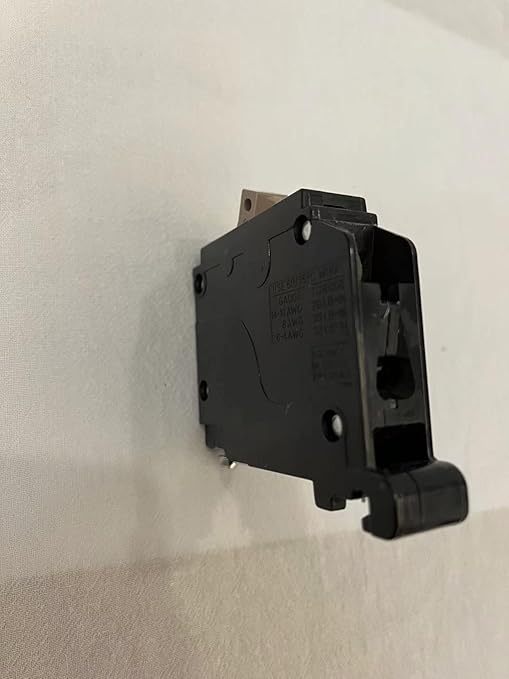 115 1-Pole 15-Amp Circuit Breaker, Type 3/4-Inch Plug-On Molded Case Circuit Breaker, Thermal Magnetic Protection, 10 KAIC, 120/240V, Load Centers