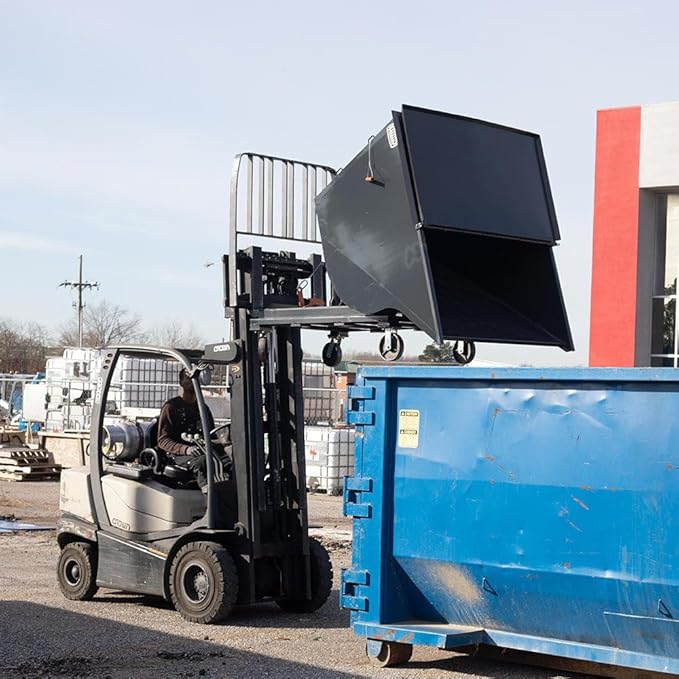 Titan Attachments Self-Dumping Hopper, Fork Lift Operated, Material Handling