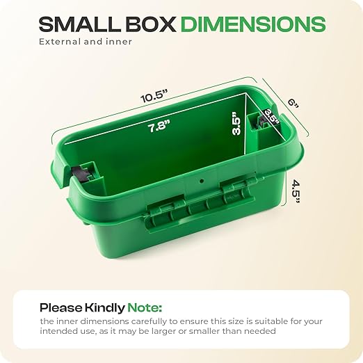 SOCKiTBOX – The Original Weatherproof Connection Box – Indoor & Outdoor Electrical Power Cord Enclosure for Timers, Extension Cables, Holiday Lights, Power Tools, Fountains & More – Size Small – Green