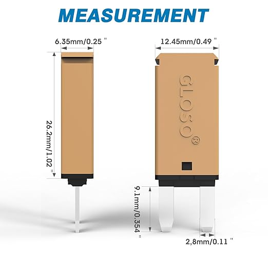 GLOSO E71 Auto (T1) Reset Mini ATM Circuit Breakers (5A, 5 Pack)