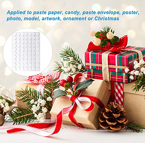 Clear Sticky Tack Adhesive Poster Tacky Putty Removable Round Putty Double-Sided Round No Traces Adhesive Sticke for Festival Decoration(630)
