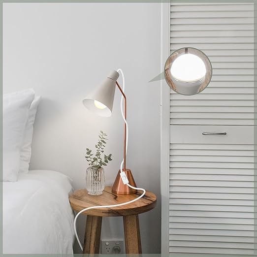 24 Pcs Light Bulb Socket 8.2Ft Extension Hanging Lantern Cord Cable Lamp Cord with Switch E26/E27 Pendant Light Socket for Kitchen Bedroom Restaurant