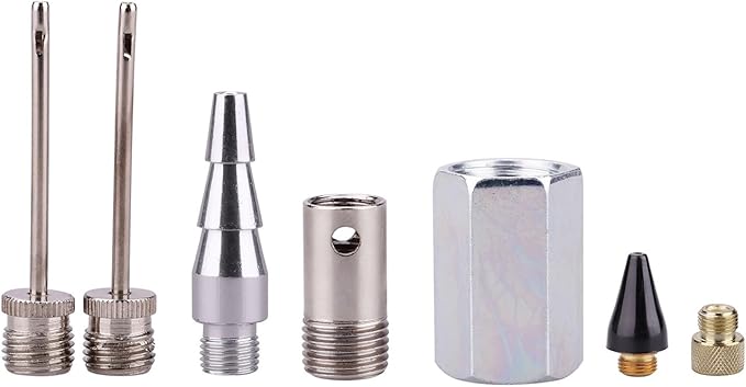 WYNNsky Air Compressor Kit, 1/4 Inch NPT Air Tool Kit with 1/4 Inch x 25Ft Coil Nylon Hose/Tire Gauge - 20 Pieces