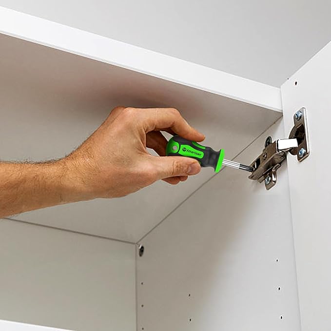 Magnetic Screwdrivers Set with Case, Amartisan 43-piece Includs Slotted, Phillips, Hex, Pozidriv,Torx and Precision Screwdriver Set, Magnetizer Demagnetizer Tools, Tools for Men (Green))