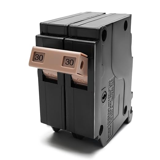 230 2-Pole 30-Amp Circuit Breaker, Type 3/4-In Plug-On Molded Case Circuit Breaker, Thermal Magnetic Protection, 10 KAIC, 120/240V, Fit for fit for Load Centers