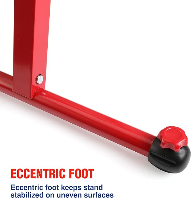 WORKPRO Folding Roller Stand Height Adjustable, Heavy Duty 250 LB Load Capacity, Outfeed Woodworking (Upgraded head)