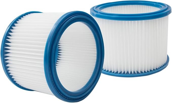 2 PCS Replacement HEPA Filter Compatible with Nilfisk ALTO Attix 30, 50 & Aero 21, 26, 31 Wet Dry Vacuum Cleaner