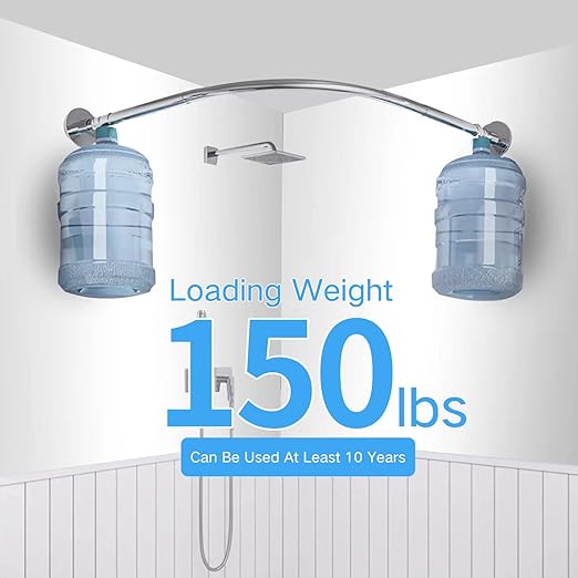 Adhesive for Shower Curtain Rods, High Strength Adhesive, Glue for for Tiles, Steel, Real Woods, Glasses, Marble, Slow Dry Modified Silicone Sealant, White Color, Weight 0.4 oz.