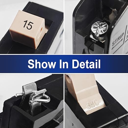 15 Amp 1-Pole Circuit Breaker, Type 3/4-Inch Plug-On Molded Case Circuit Breaker, 120/240V, Thermal Magnetic, 10-Yr Warranty