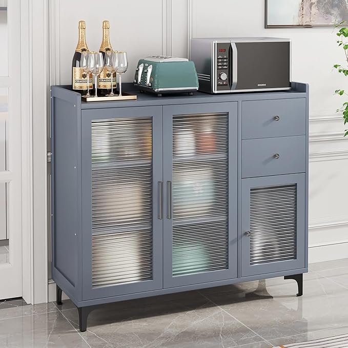 10 Pack 6.3 Inch(160mm) Hole Center Modern Matte Dark Gunmetal Gray Cabinet Pull Handle Timeless Vanity Drawer Pull Handle Classic Cabinet Hardware for Kitchen Bathroom, Screws Included, Gray(6.3x10)