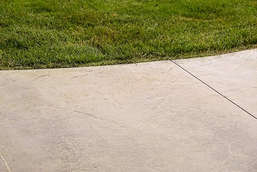 Stamped Concrete Sealer, 1 Gal - Clear, Water-Based, Satin Finish Sealer for Decorative Concrete Surfaces
