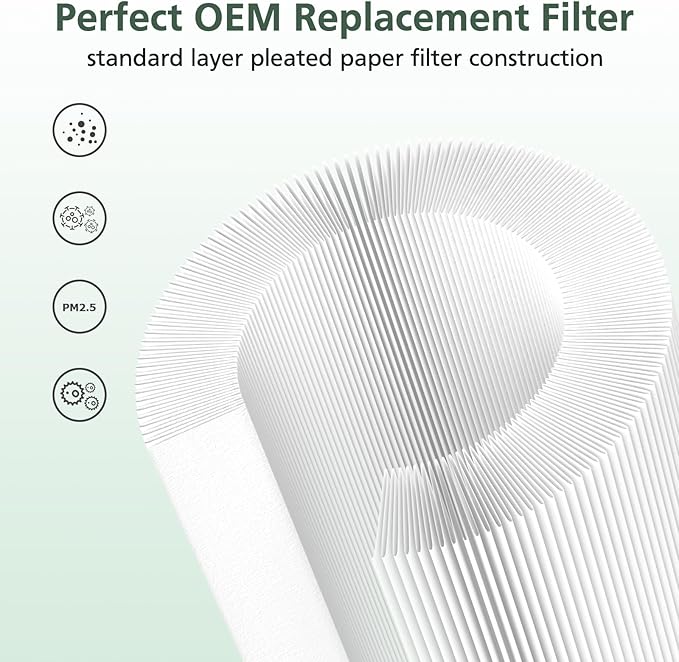 VF4000 Replacement Filter for RIDGID, Standard Wet/Dry Vac Filter Vf4000 Compatible with RIDGID Vacs Wet Dry 5-20 Gal, 6-9 Gal Husky Vacuum & CRAFTSMAN Shop Vacuum 17816 9-17816