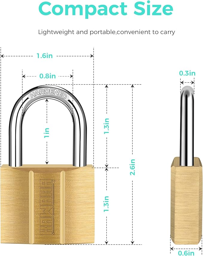 81/40-2P Brass Keyed Padlock (Keyed Alike, Waterproof, Solid Brass Lock) for Sheds, Storage Unit, School, Gym Locker, Fence, Toolbox, Hasp, Storage - 1-9/16 in. (40 mm) *2