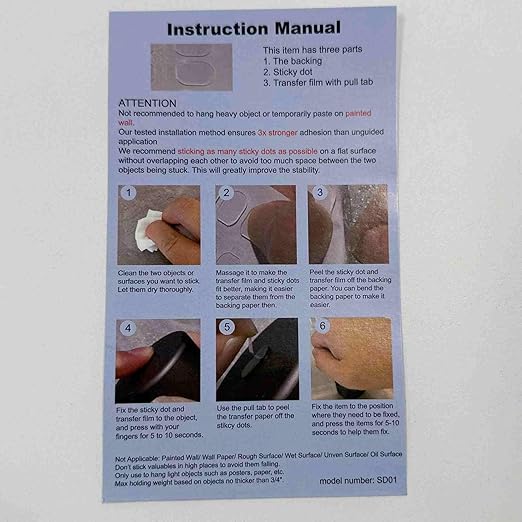 Double Sided Adhesive Putty with Pull Tabs, 300 Removable Clear Dots Sticky Tack, 0.31''x0.51''Waterproof Poster Putty Glue Dot for Party Decoration