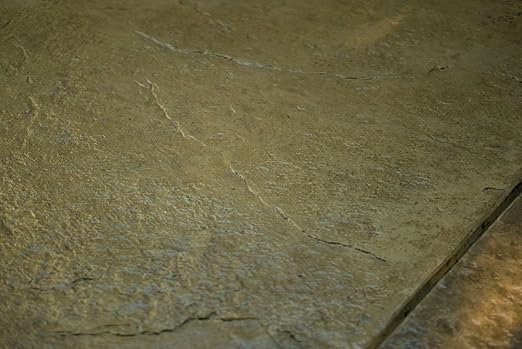 Stamped Concrete Sealer, 1 Gal - Clear, Water-Based, Satin Finish Sealer for Decorative Concrete Surfaces