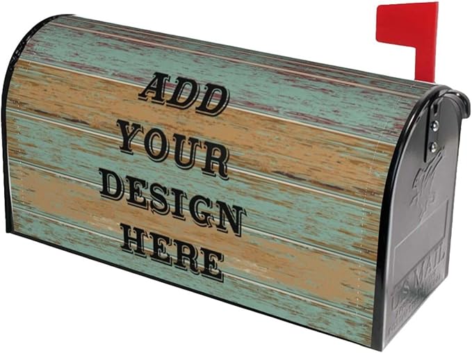 Custom Personalized Mailbox Covers Add Photo Picture Family Name House Address Text Magnetic Mail Cover for Home Garden Yard-16