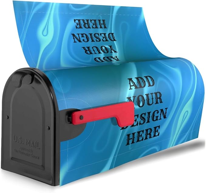 Personalized Magnetic Mailbox Covers Custom Picture/Photo/Text Street Magnetic Mailbox Covers for Garden Yard Home Decor Outdoor