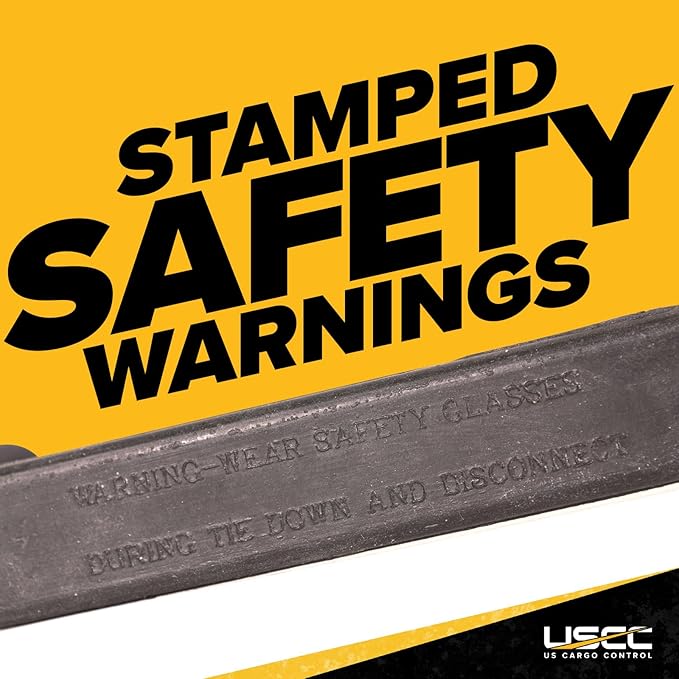 US Cargo Control 21 Inch Rubber Bungee Cords with S-Hooks (50 Pack), 32 Inch Stretch, Rubber Tarp Straps with Hooks for Flatbed Tarps, Trailers, Tarp Covers, Motorcycles, Cargo, Canopies, and More