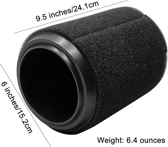 2-Pack VF7000 Filter for Ridgid Shop Vac 5-20 Gallon and Husky 6-9 Gallon Wet/Dry Vacuums, Foam Vacuum Filter Replacement for Wet Applications Only
