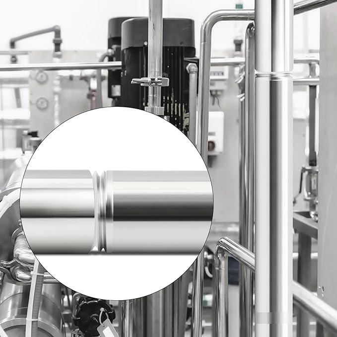 TAISHER 2PCS 304 Stainless Steel Pipe Fittings, 1/4" NPT Male Threaded, 4" Length Weld Nipple Cast Pipe