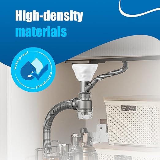 6 Pack White Seal Putty Quick Mending Waterproof White Sealant Putty - Ideal Sealing Clay for Air Conditioning Gaps, Drain Pipes & Duct Repair,Duct Seal Repair