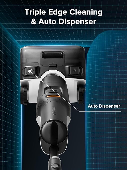 roborock F25 ACE Wet Dry Vacuum Cleaner, Cordless Vacuum Mop All in One for Hard Floor, 20000Pa Hardwood Floor Cleaner with Zero Tangle, 194°F Hot Air Flash Drying Electric Mop, 180° Lie Flat, WiFi