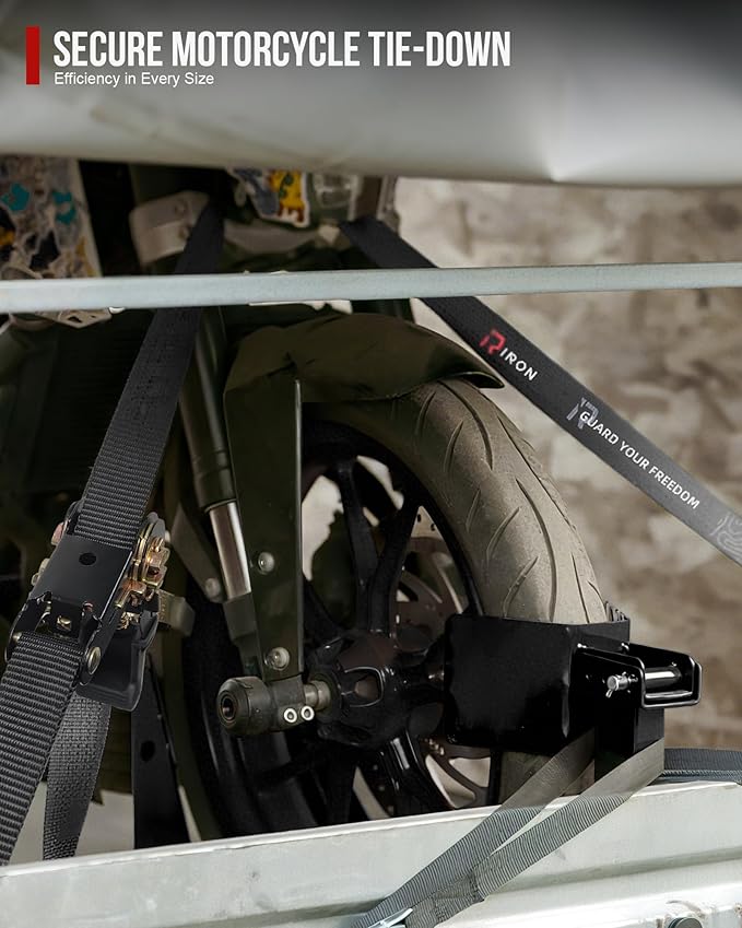 Ratchet Straps (4 PK) 15 Feet (1,823lb Break Strength) Heavy Duty Tie Down Strap with S Hook Black for Packing Motorcycle Truck Cargo