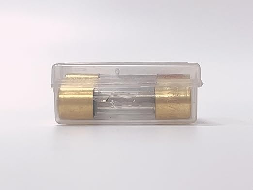 100A AGU Fuse 100 Amp Gold Plated Glass Inline Automobile Audio Fuses for Car Auto Stereo Amplifier Safety Power Protection 12V (Pack of 5 Pcs)