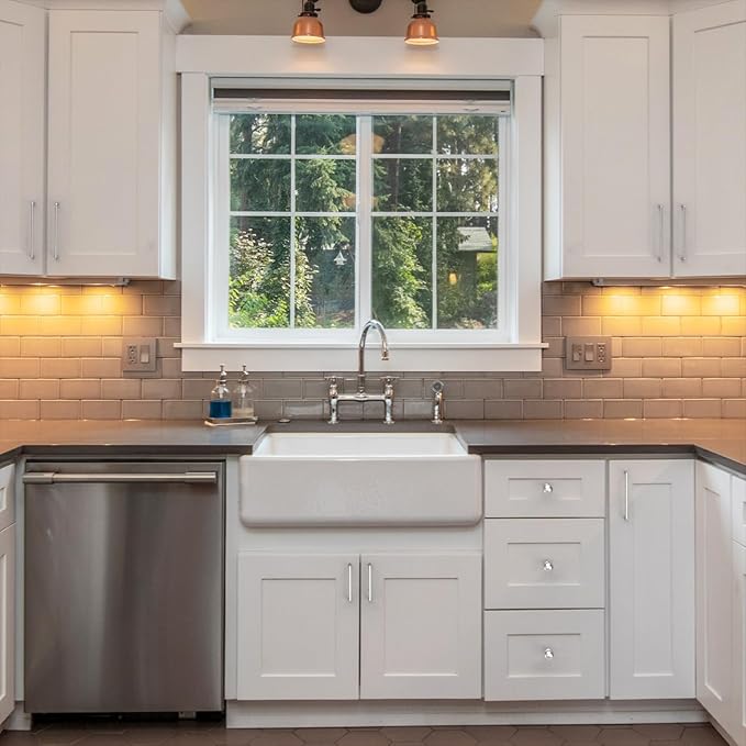 10 Pack Brushed Satin Nickel Cabinet Pulls 5 Inch Kitchen Cabinet Handles Cabinet Hardware Kitchen Handles for Cabinets Cupboard Handles Nickel Dresser Pulls Drawer Handle