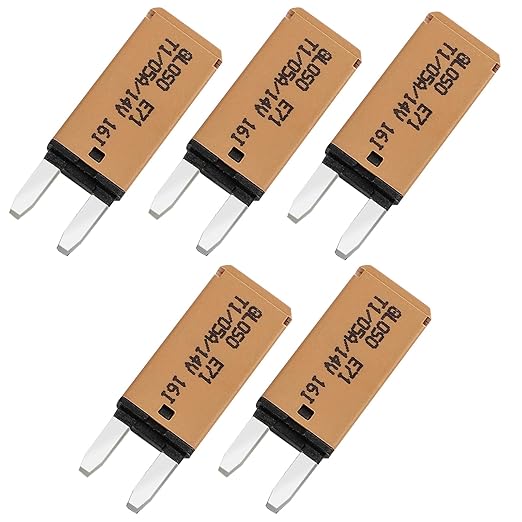 GLOSO E71 Auto (T1) Reset Mini ATM Circuit Breakers (5A, 5 Pack)