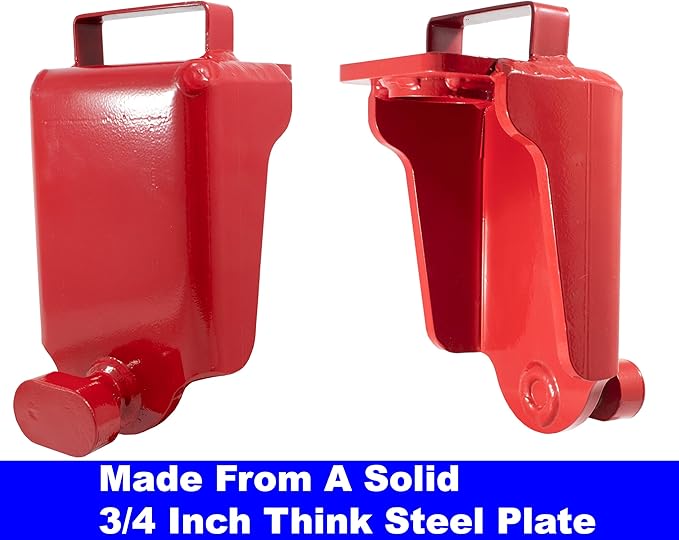 Shipping Container Jack Lug with U-Shaped Handle, Shipping Container Insulation Kit Made of Premium Heavy Duty Alloy Steel. Shipping Container Accessories, Container Jack & Beam Suppor. (1 Pack)