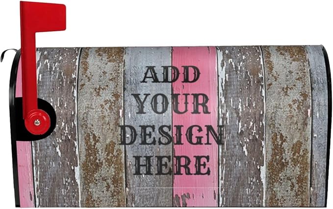 Personalized Magnetic Mailbox Covers Custom Picture/Photo/Text Street Magnetic Mailbox Covers for Garden Yard Home Decor Outdoor