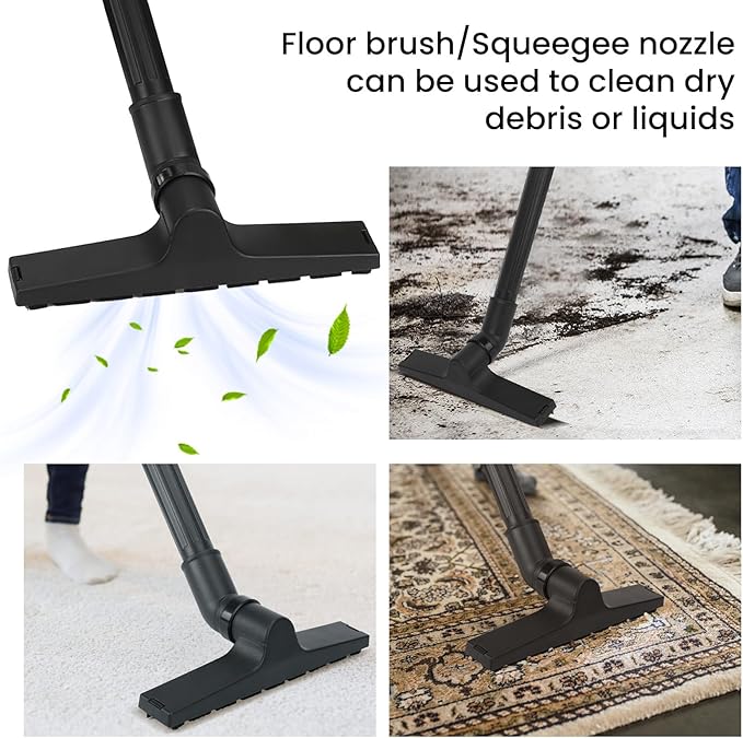 LIGO Shop Vacuum Wet and Dry, 4 Gallon Shop Vac with Accessories, Staninless Steel Tank, 4HP, for Workshop, Garage, Home and Car Vacuum Cleaner