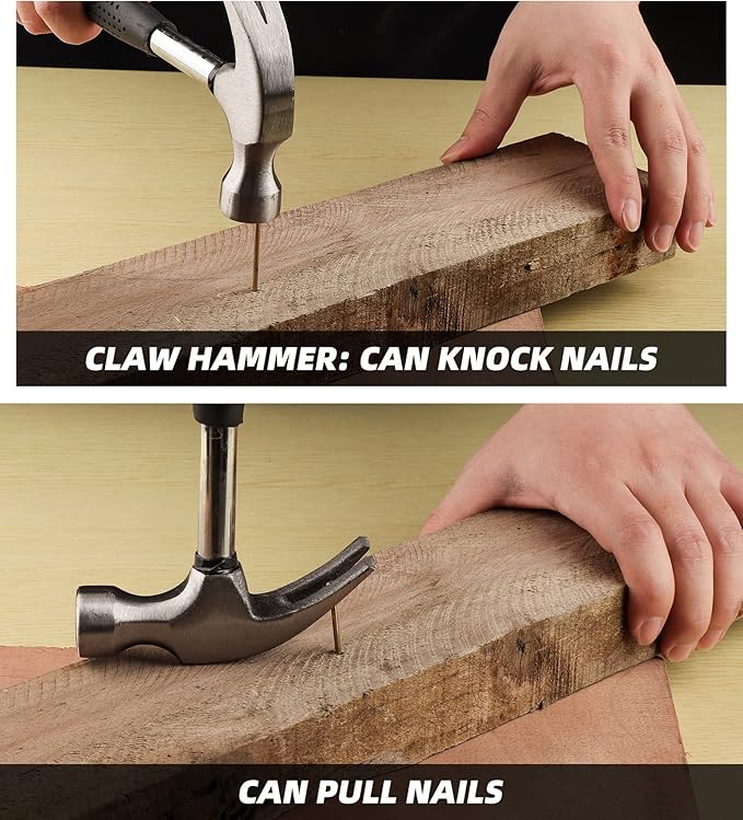 DOWELL Small Homeowner Tool Set 9 Pieces General Household Small Hand Tool Kit with Plastic Tool Box Storage Case