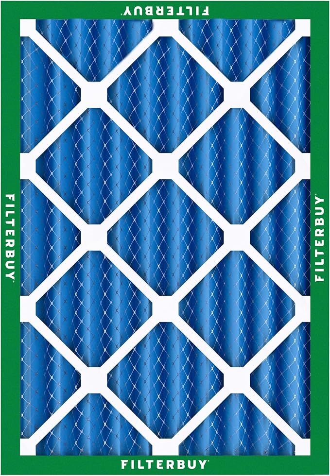 Filterbuy 18x24x4 Air Filter MERV 13 (MPR 1900) Health Defense Replacement (6-Pack), Electrostatic Pleated HVAC AC Furnace Filters, Made in USA (Actual Size: 17.50 x 23.38 x 3.63)