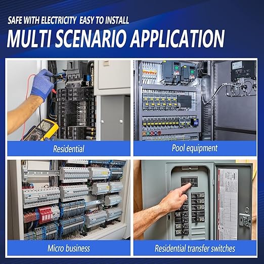 C330 3-Pole 30-Amp Circuit Breaker, Type C3/4-Inch Plug-On Molded Case Circuit Breaker, Thermal Magnetic Protection, 10 KAIC, 120/240V, Fit for Load Centers
