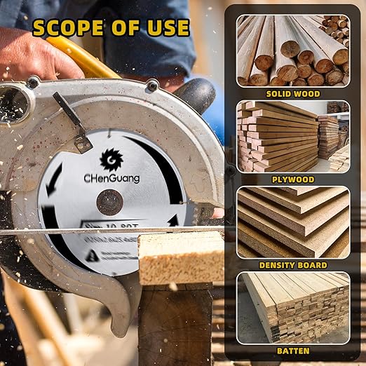 10 Inch 80 Tooth Miter/Tungsten Carbide Tipped Blade High-Performance Professioal Saw Blade for Cutting Wood