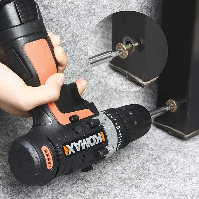 HPHOPE PZ3 Screwdriver Bit Set, Pozi Bits PZ3 1/4" Hexagon Bit (Length: 1", 25 Pack)