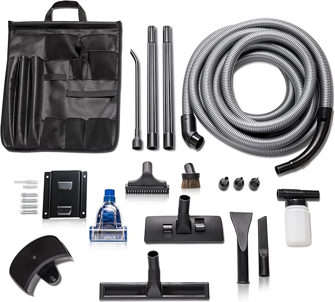 Prolux Professional Shop White Wall Mounted Garage Vac, Wet Dry Pick Up