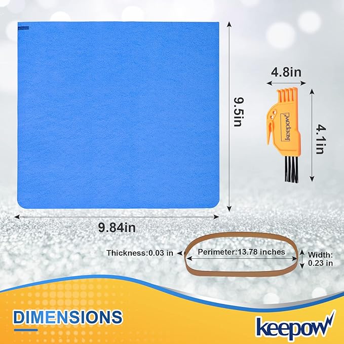 KEEPOW Shop Vac Filters Compatible with Stanley 1-6 Gallon Wet/Dry Vacuums SL18910P-3, SL18129, SL18133, Part# 25-1201 (1 Pack)